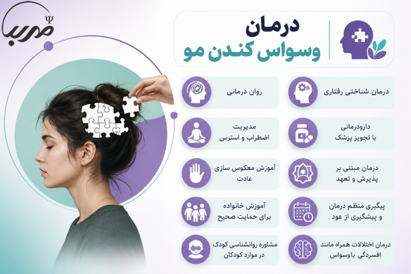 درمان وسواس کندن مو